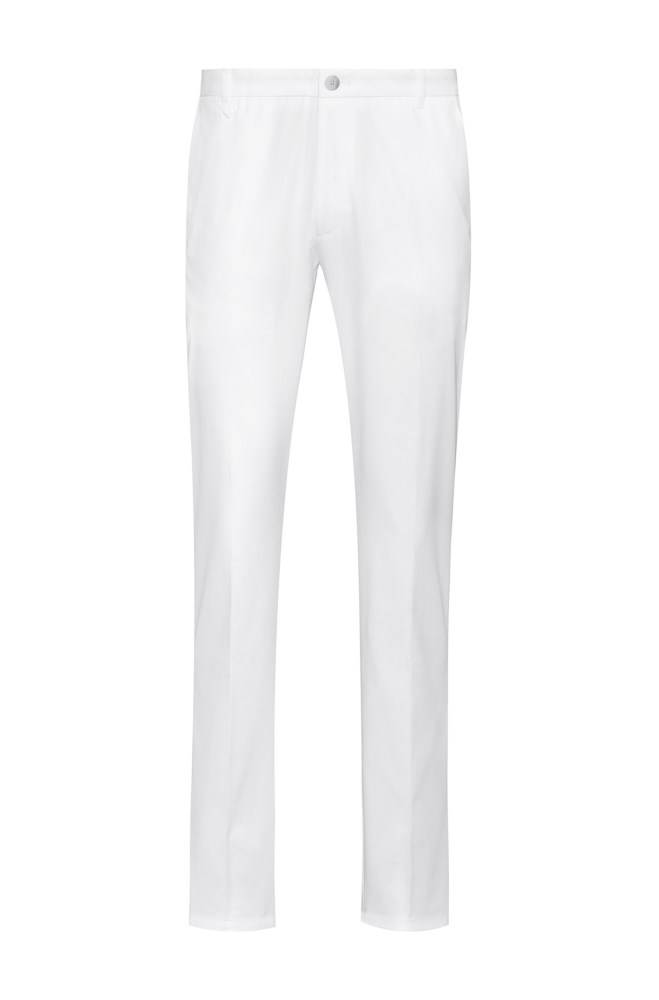 Hugo Boss Extra-slim-fit trousers Hvite | Q659L2Jc