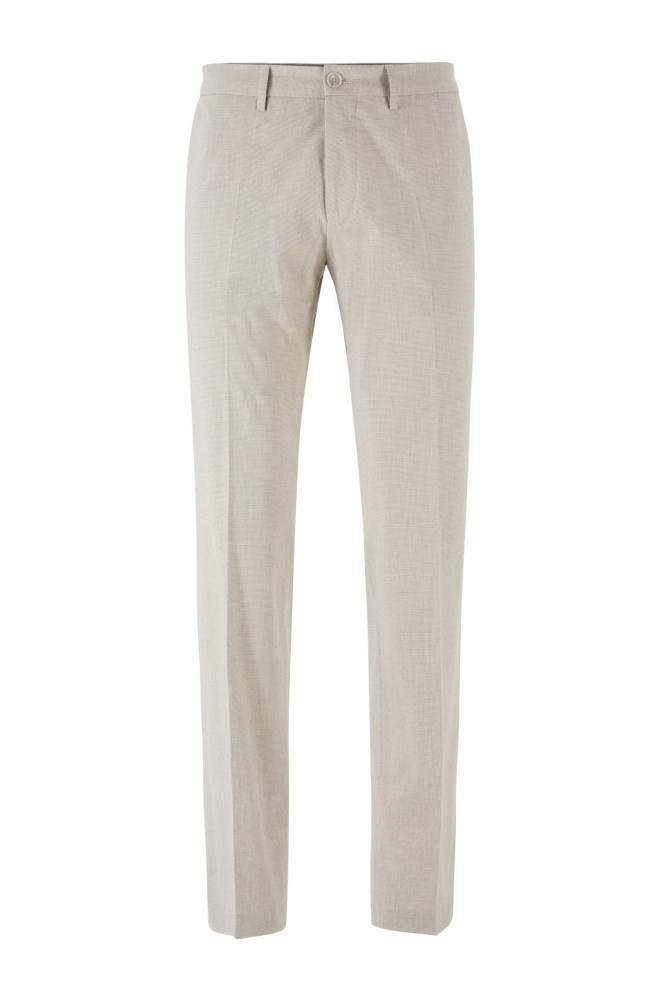 Hugo Boss Extra-slim-fit trousers Lyse Beige | 7JQLZdVK