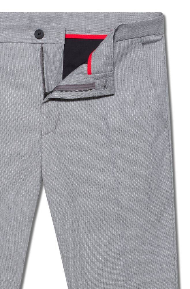 Hugo Boss Extra-slim-fit trousers Lyse Grå | OUAOXBix