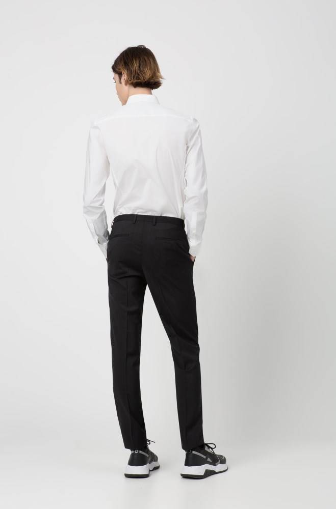 Hugo Boss Extra-slim-fit trousers Mørke Grå | AMJtMFJH