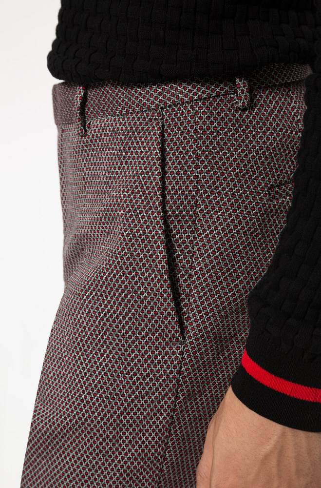 Hugo Boss Extra-slim-fit trousers Patterned | 56h4D1OC