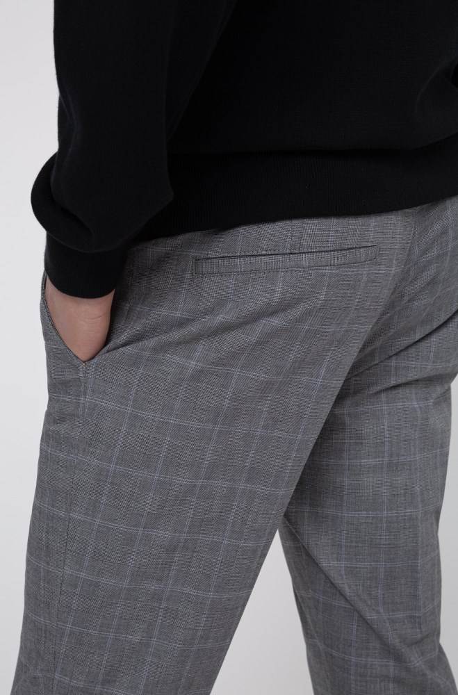 Hugo Boss Extra-slim-fit trousers Patterned | 617V6eKp