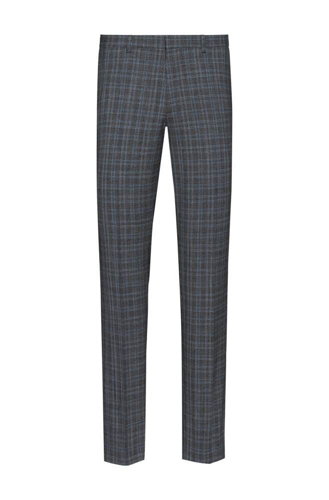 Hugo Boss Extra-slim-fit trousers Patterned | HWoKA1EY