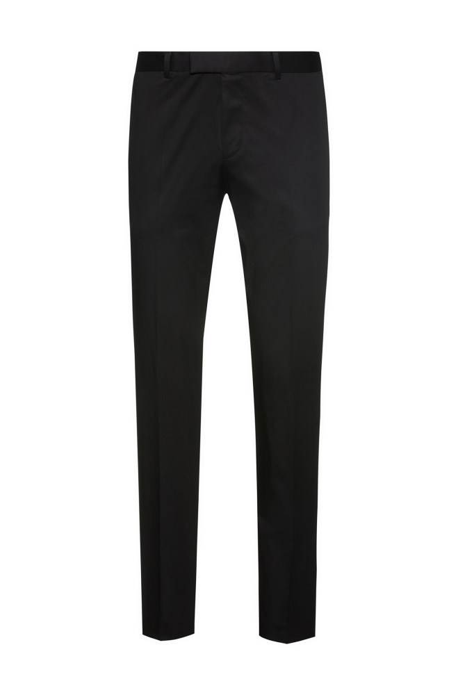 Hugo Boss Extra-slim-fit trousers Svarte | 4YTuA9My