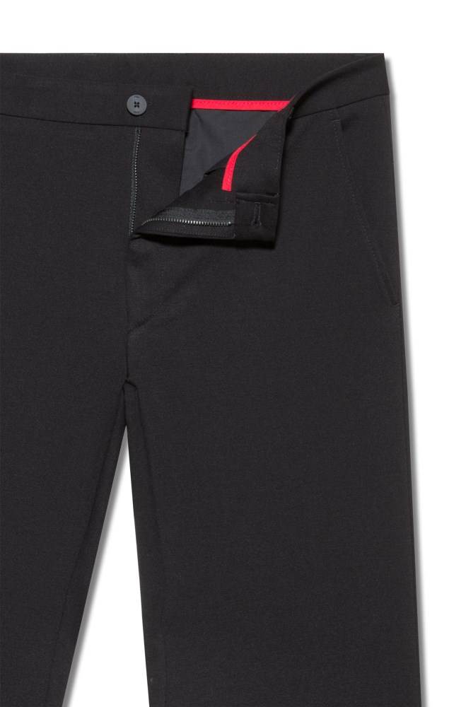 Hugo Boss Extra-slim-fit trousers Svarte | HzO6cRNE