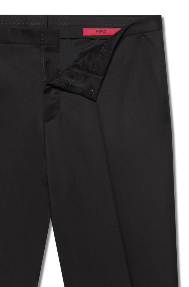 Hugo Boss Extra-slim-fit trousers Svarte | S83Oy71O