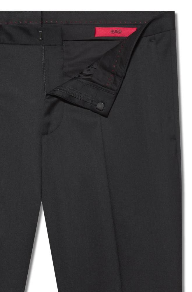 Hugo Boss Extra-slim-fit trousers Svarte | t0onXzB2