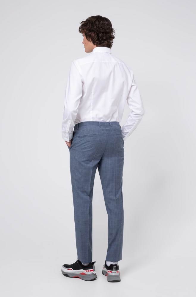 Hugo Boss Extra-slim-fit trousers Turkis | RnLLg7L3