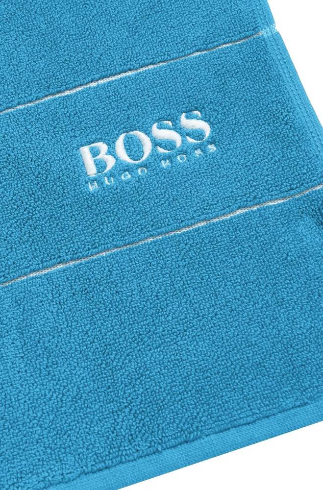 Hugo Boss Finest Egyptian cotton bath mat Blå | I0HIFYk5