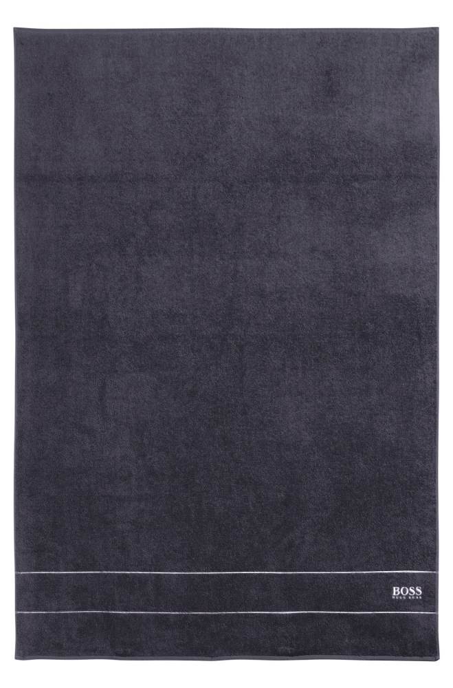 Hugo Boss Finest Egyptian cotton bath sheet Anthracite | 8dzzoOcr