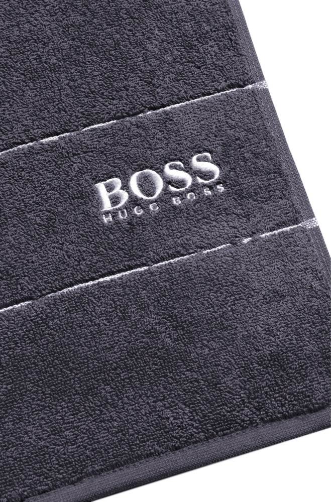 Hugo Boss Finest Egyptian cotton bath sheet Anthracite | 8dzzoOcr