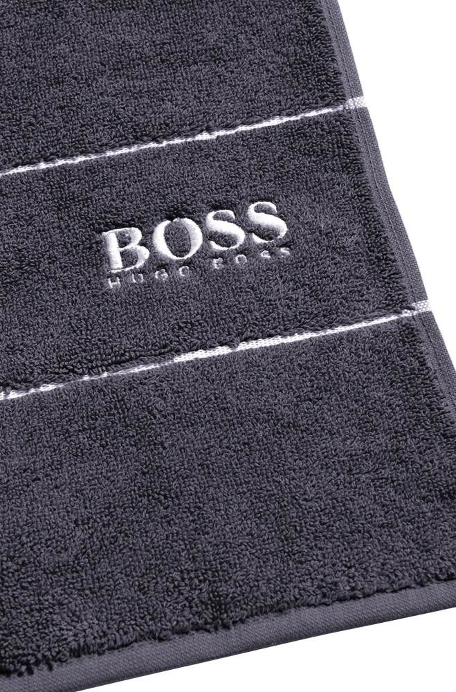 Hugo Boss Finest Egyptian cotton bath towel Anthracite | 542vCQeA