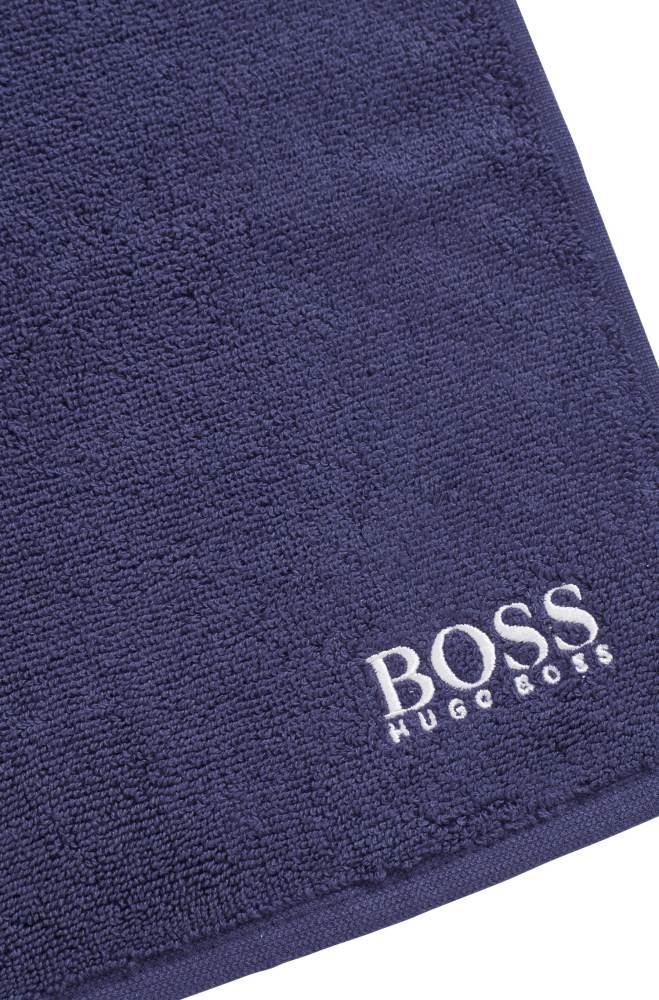 Hugo Boss Finest Egyptian cotton face cloth Mørke Blå | 34Iahcho