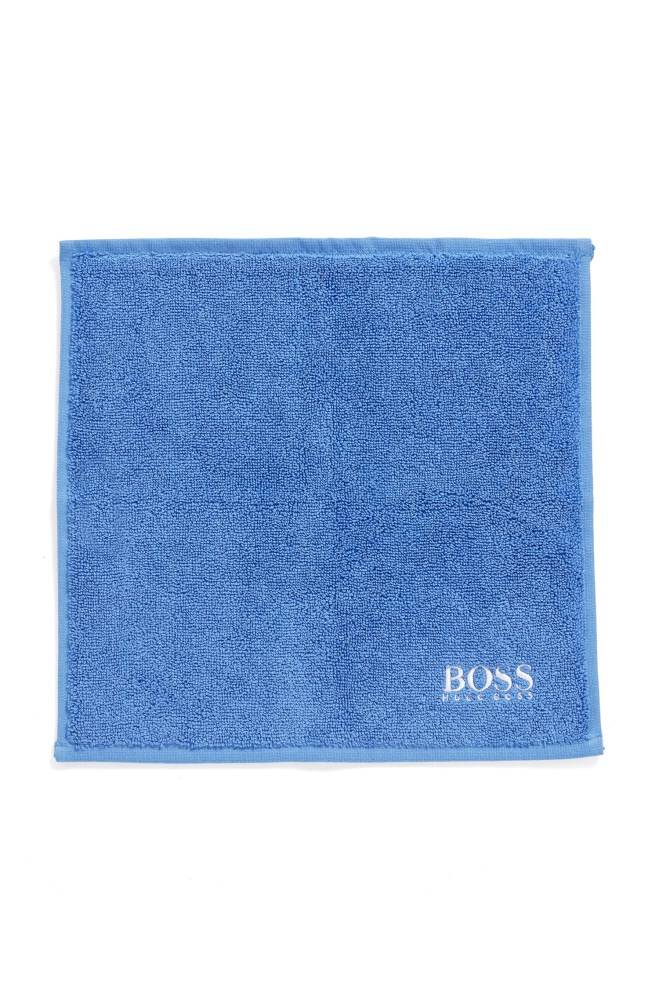 Hugo Boss Finest Egyptian cotton face cloth Blå | 7IguQUZL