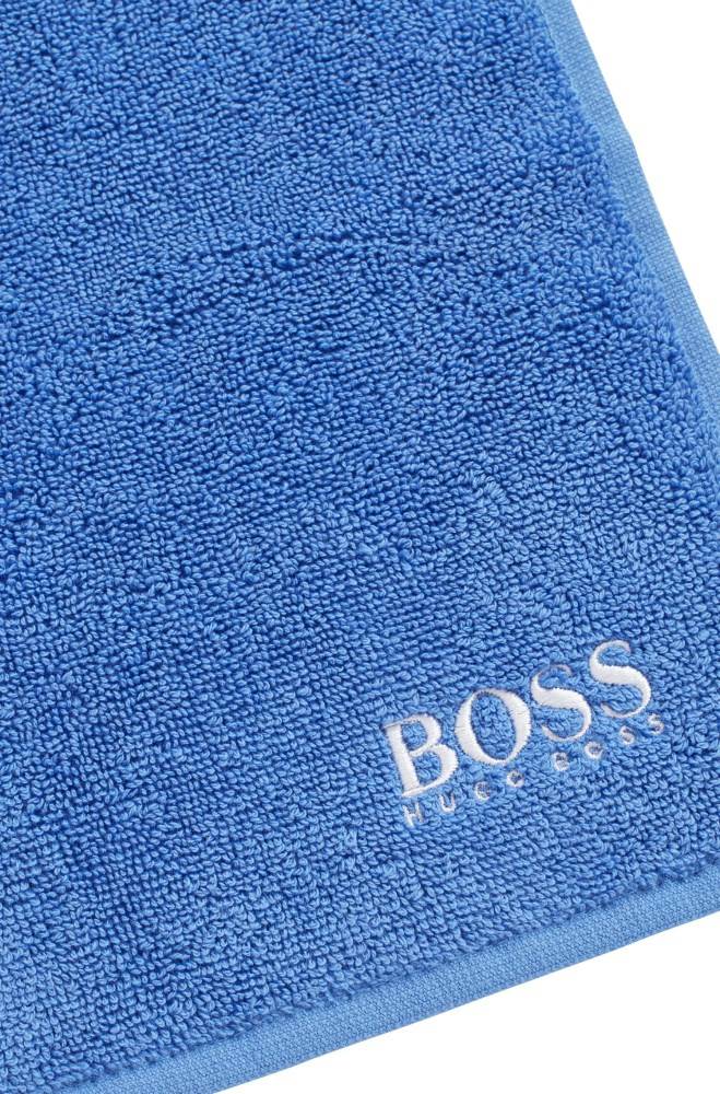 Hugo Boss Finest Egyptian cotton face cloth Blå | 7IguQUZL