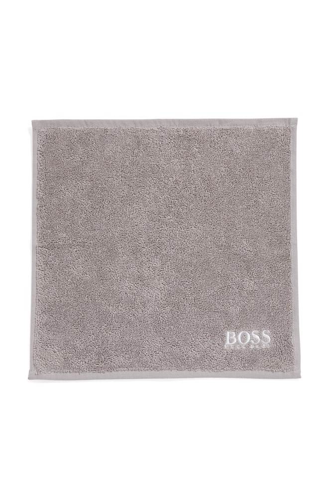 Hugo Boss Finest Egyptian cotton face cloth Mørke Grå | 9J5XEWWf