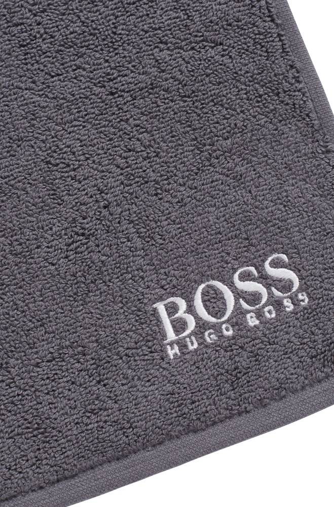 Hugo Boss Finest Egyptian cotton face cloth Anthracite | EHyWINlM