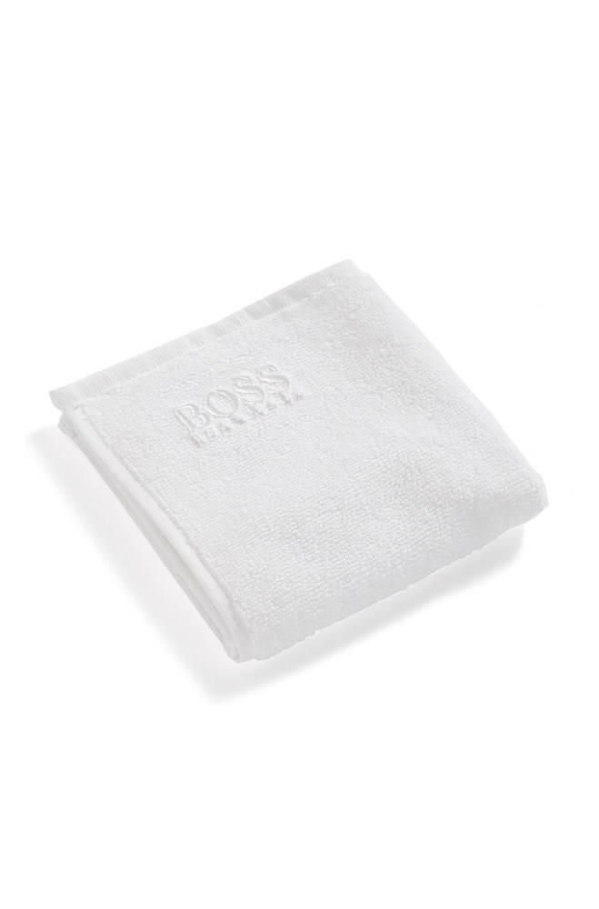 Hugo Boss Finest Egyptian cotton face cloth Hvite | VLUjFayh