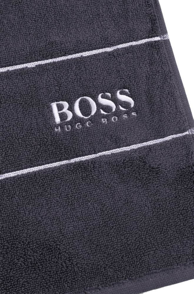 Hugo Boss Finest Egyptian cotton guest towel Anthracite | 7xS23SVh