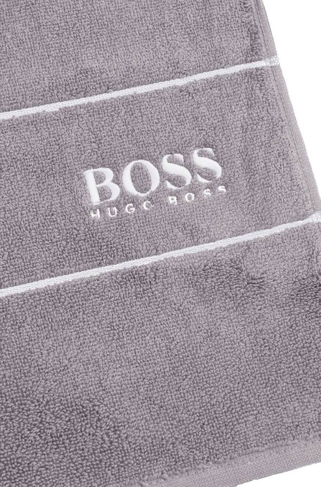 Hugo Boss Finest Egyptian cotton guest towel Mørke Grå | EFmEoYMR