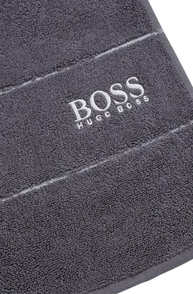 Hugo Boss Finest Egyptian cotton hand towel Anthracite | AfEIJSx2