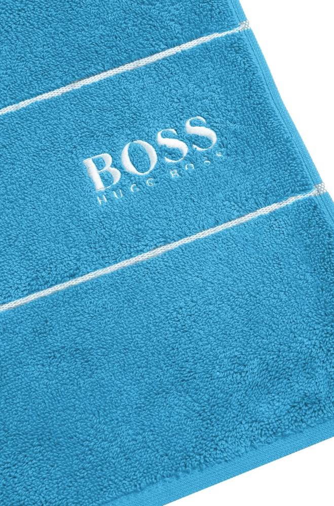 Hugo Boss Finest Egyptian cotton hand towel Blå | BXVD4DEs