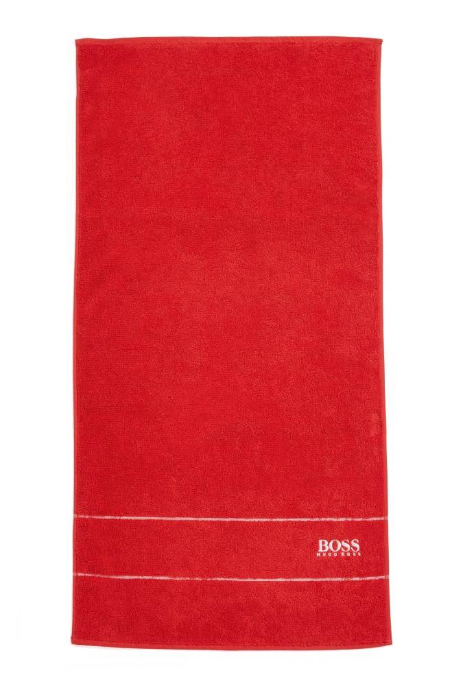 Hugo Boss Finest Egyptian cotton hand towel Rød | DHO64RD7