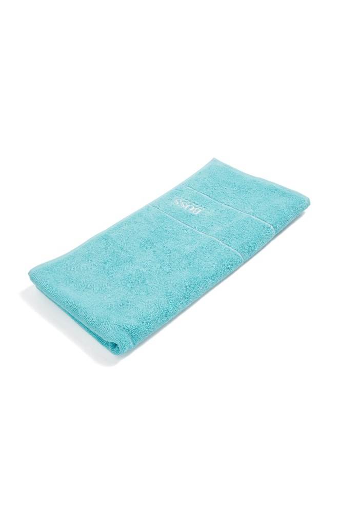 Hugo Boss Finest Egyptian cotton hand towel Turkis | vYEE5RIT