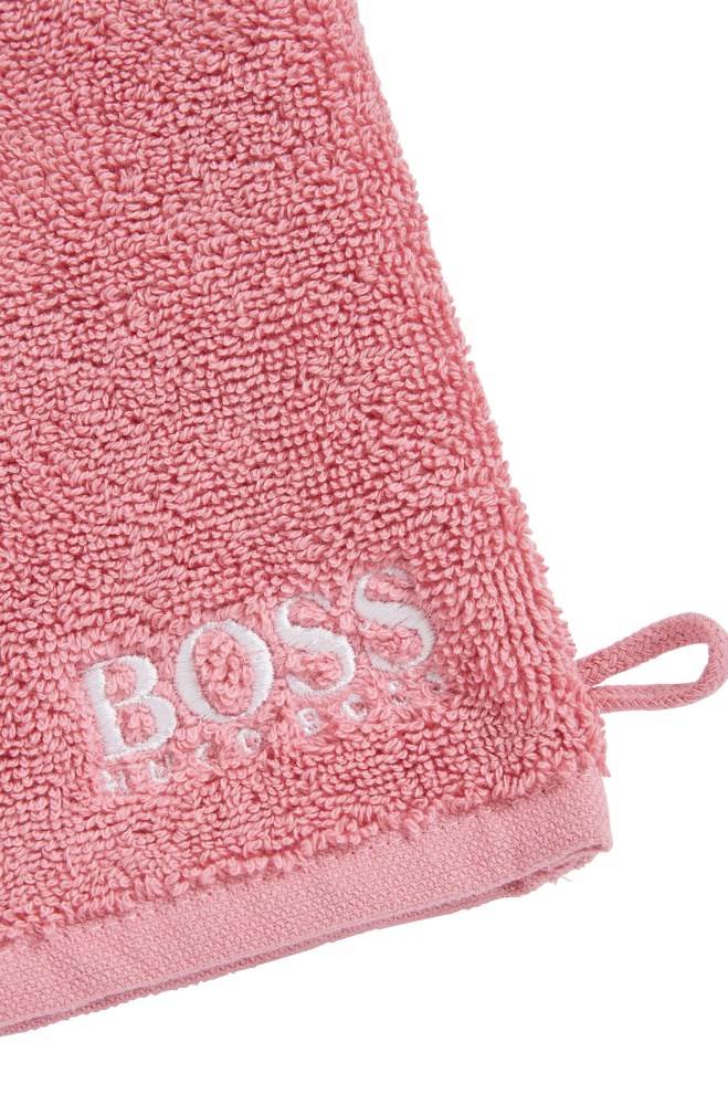 Hugo Boss Finest Egyptian cotton washing mitt Lyse Rosa | H9HUDGUf