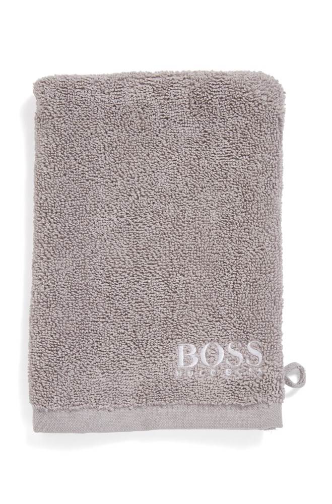 Hugo Boss Finest Egyptian cotton washing mitt Mørke Grå | IBcs6fXk