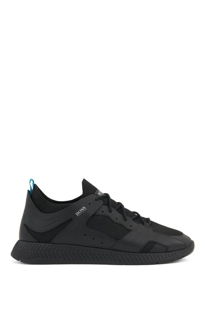 Hugo Boss Fjell-inspired trainers Svarte | M6ueqPS3