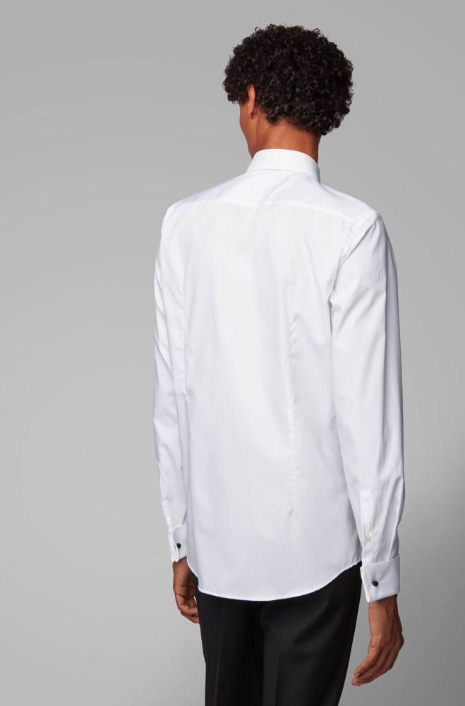 Hugo Boss Formal slim-fit shirt Hvite | AyXu6dQ1