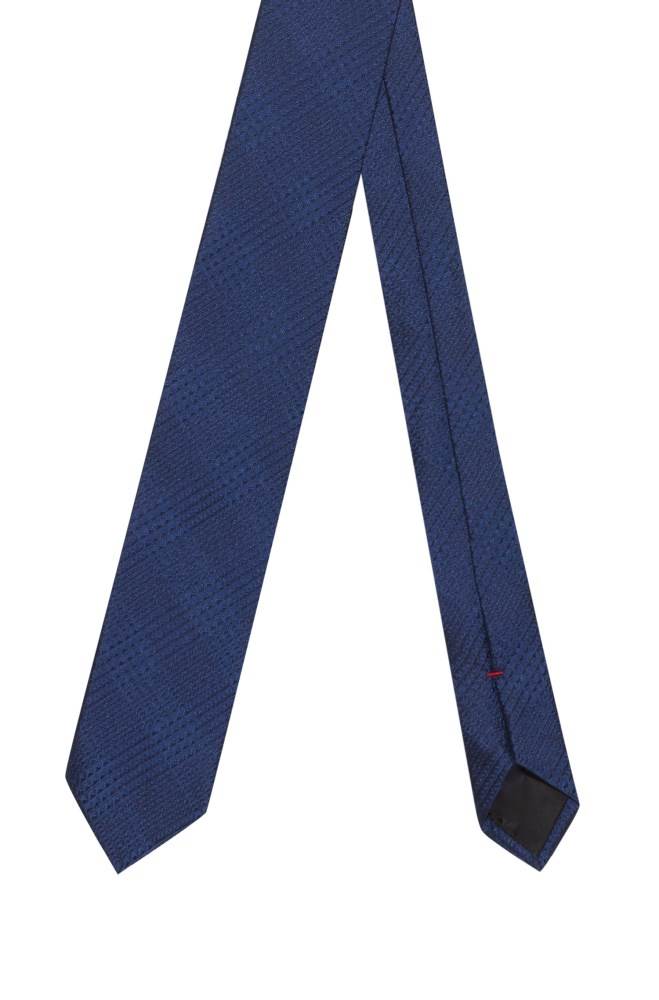 Hugo Boss Geometric-patterned tie Blå | s1lkDRvQ