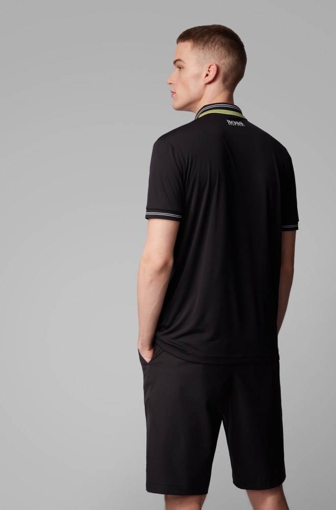 Hugo Boss Golf polo shirt Svarte | hFQqYF66