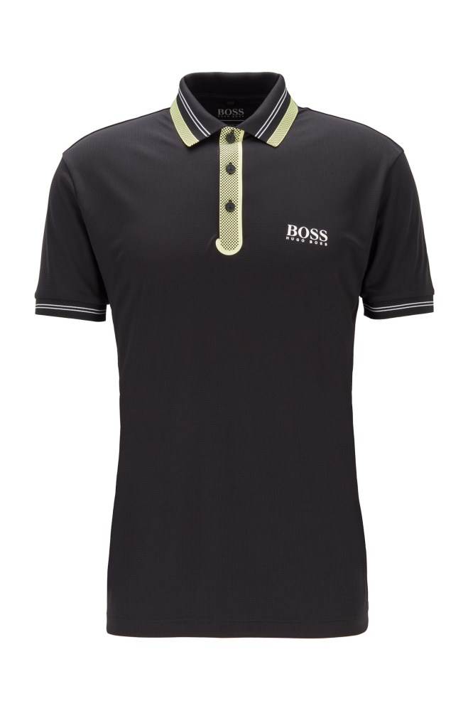 Hugo Boss Golf polo shirt Svarte | hFQqYF66