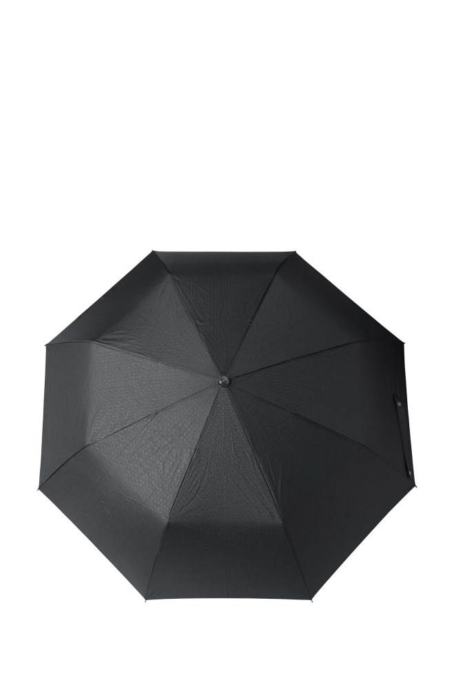 Hugo Boss Grid-pattern pocket umbrella Svarte | FldxQG7t