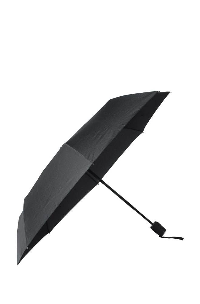 Hugo Boss Grid-pattern pocket umbrella Svarte | FldxQG7t