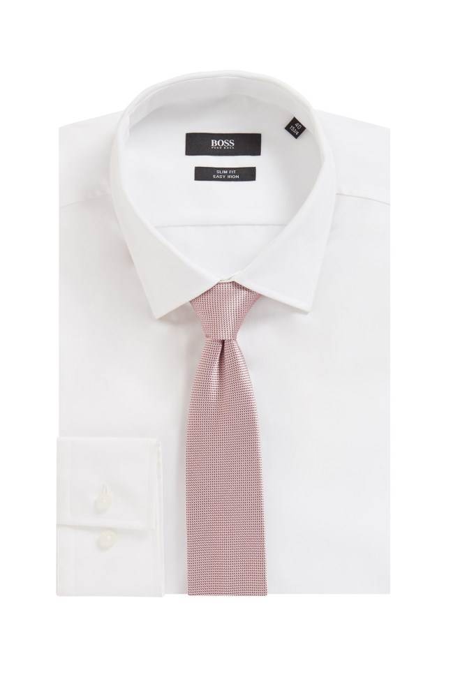 Hugo Boss Hand-crafted tie Lyse Rosa | GfvW58xp