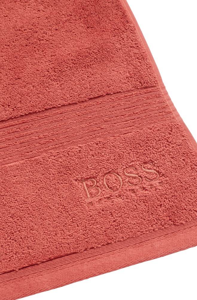 Hugo Boss Hand towel Mørke Oransje | NCaoCzlK