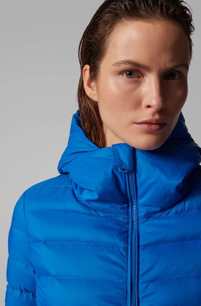 Hugo Boss Hette down jacket Blå | cHZNOyma