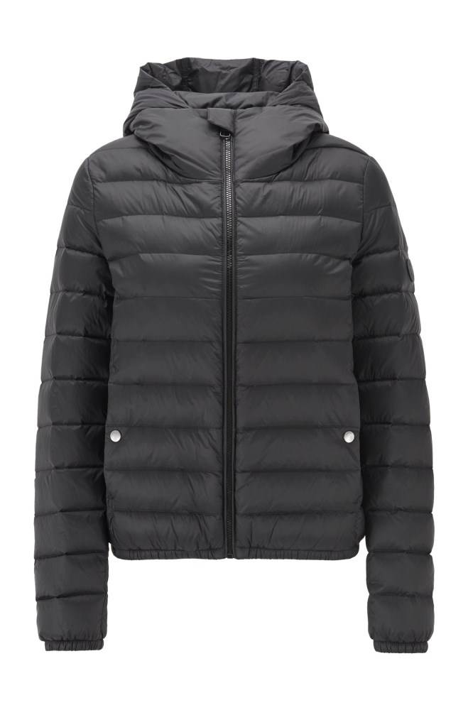 Hugo Boss Hette down jacket Svarte | cHph29ge