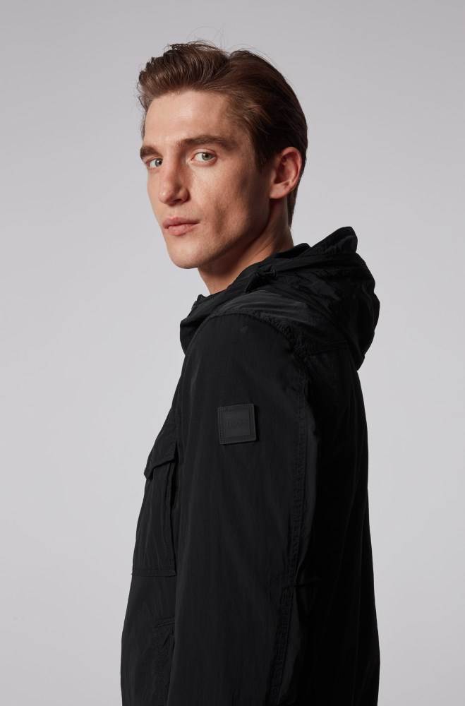 Hugo Boss Hette jacket Svarte | GzIfY1ot