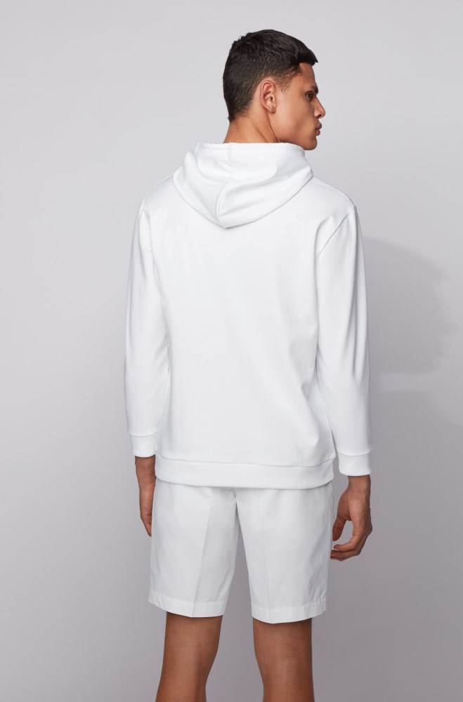 Hugo Boss Hette loungewear sweatshirt Hvite | 3Cjx19Ed