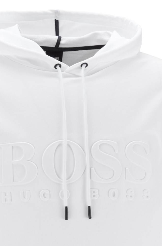 Hugo Boss Hette loungewear sweatshirt Hvite | 3Cjx19Ed