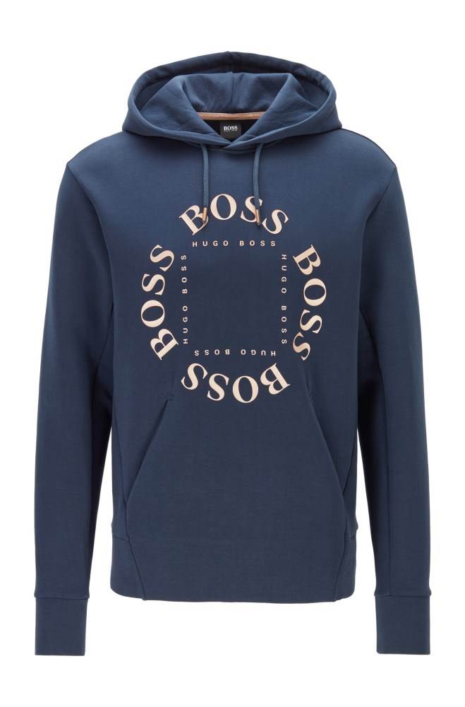 Hugo Boss Hette sweatshirt Mørke Blå | d8CWqG5H