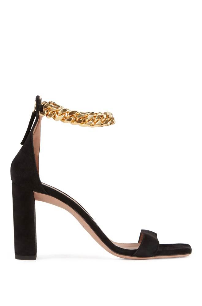 Hugo Boss High-heeled sandals Svarte | 1xrIEFjh