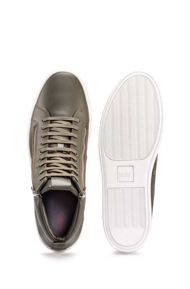 Hugo Boss High-top trainers Mørke Grønn | QKe0397G