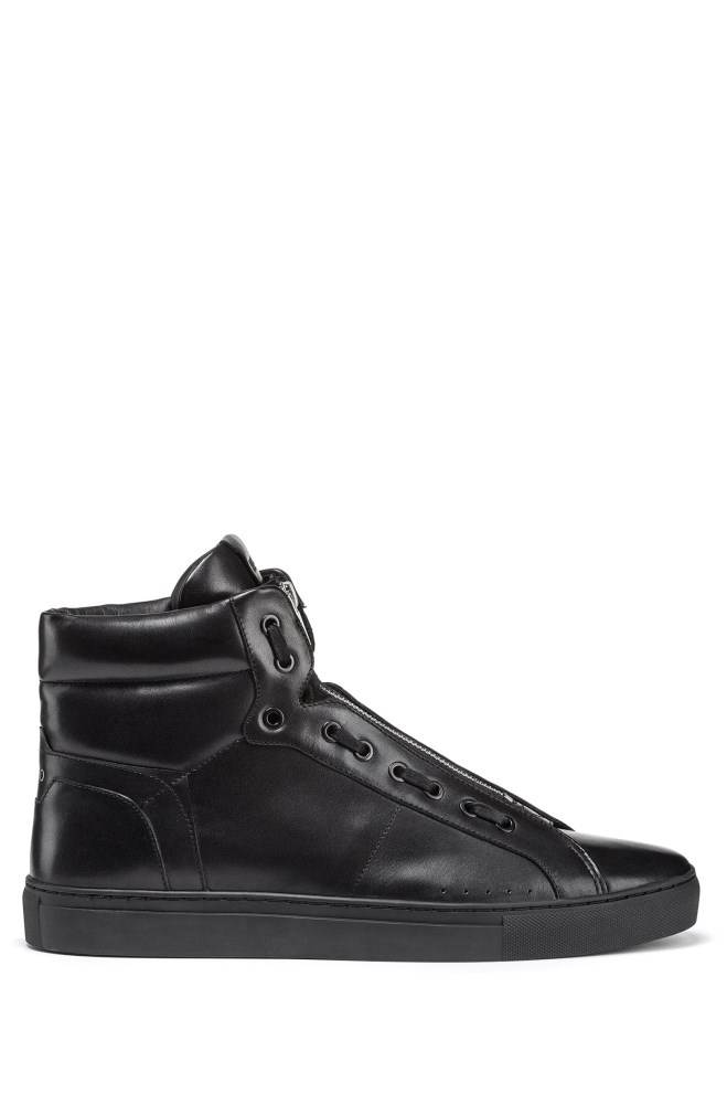 Hugo Boss High-top trainers Svarte | xdf6Ah78