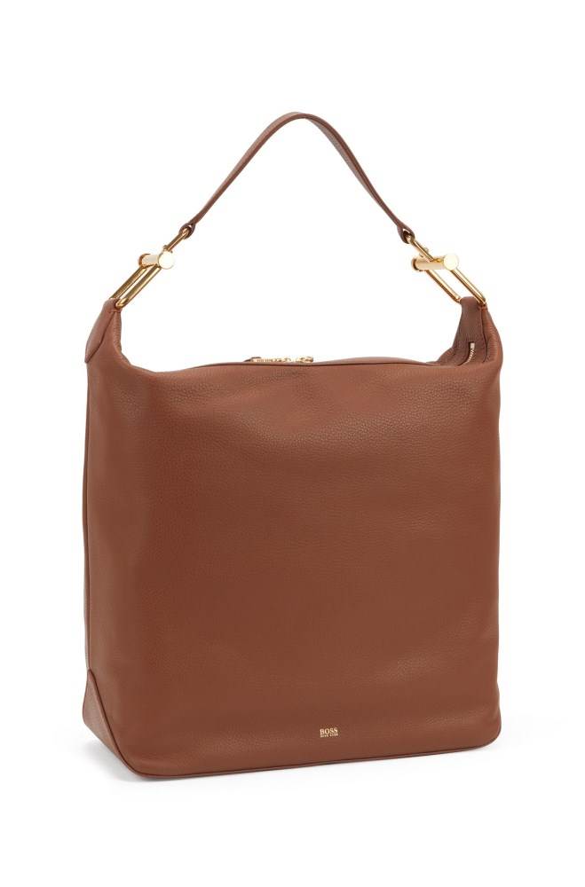 Hugo Boss Hobo bag Brune | 7pZb3WFg