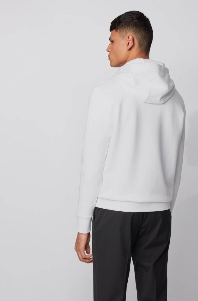 Hugo Boss Hoodie Hvite | erGMn0xp